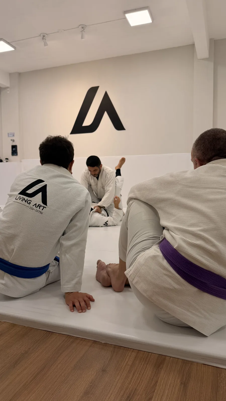 Treino na academia Living Art